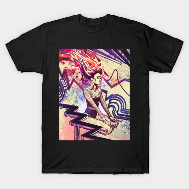 Rainbow rider T-Shirt by PissCharming